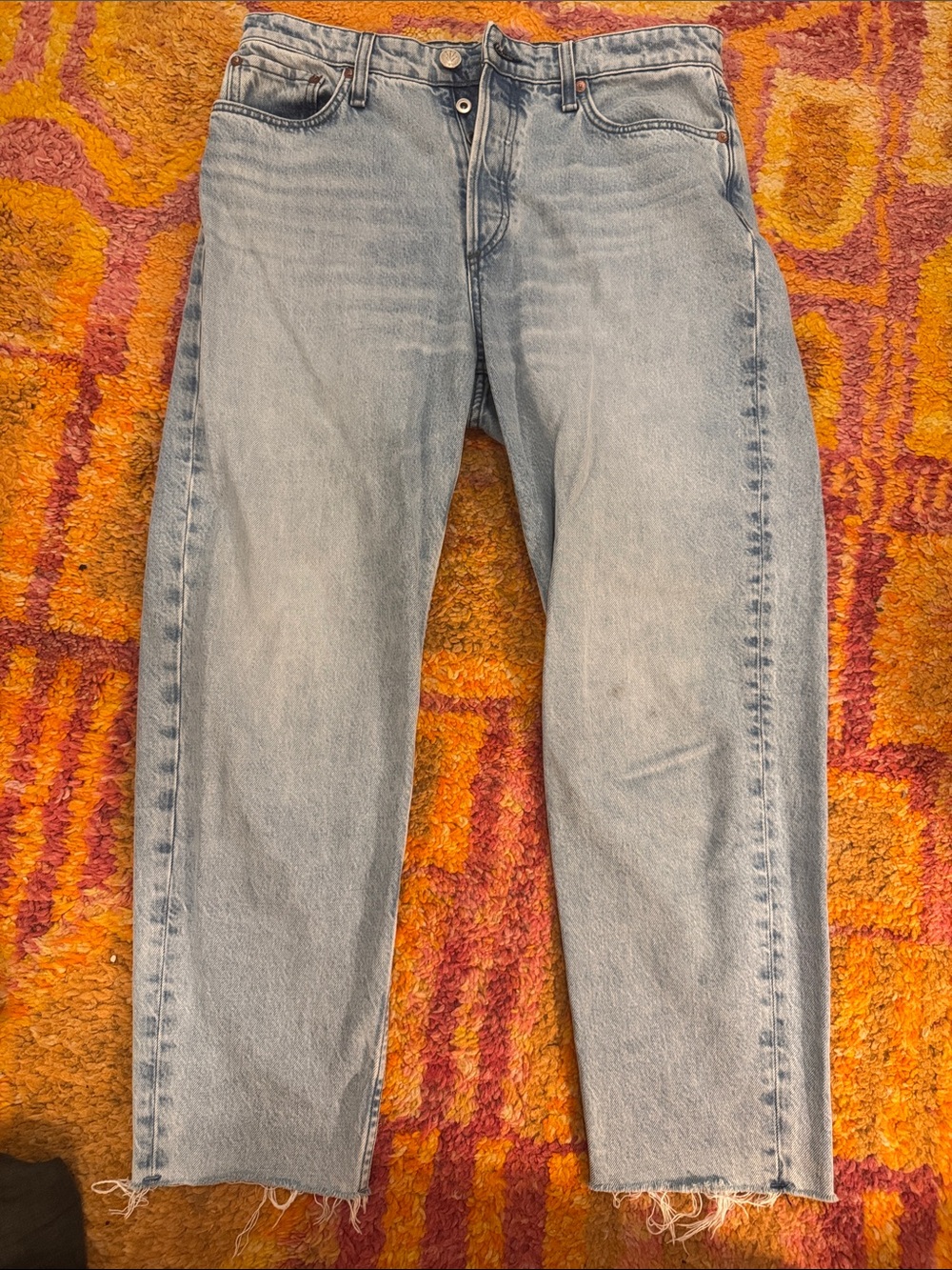 Light Wash Men's Jeans - Classic Straight Fit